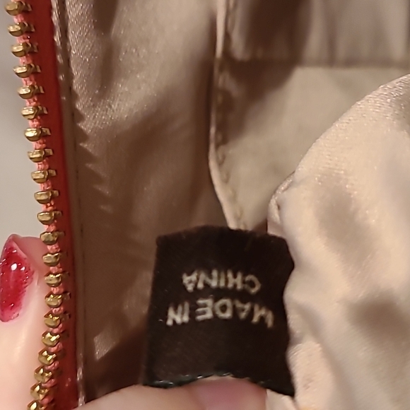 Vintage Coach mini crossbody leather fushia / salmon pink contrast - Picture 10 of 10